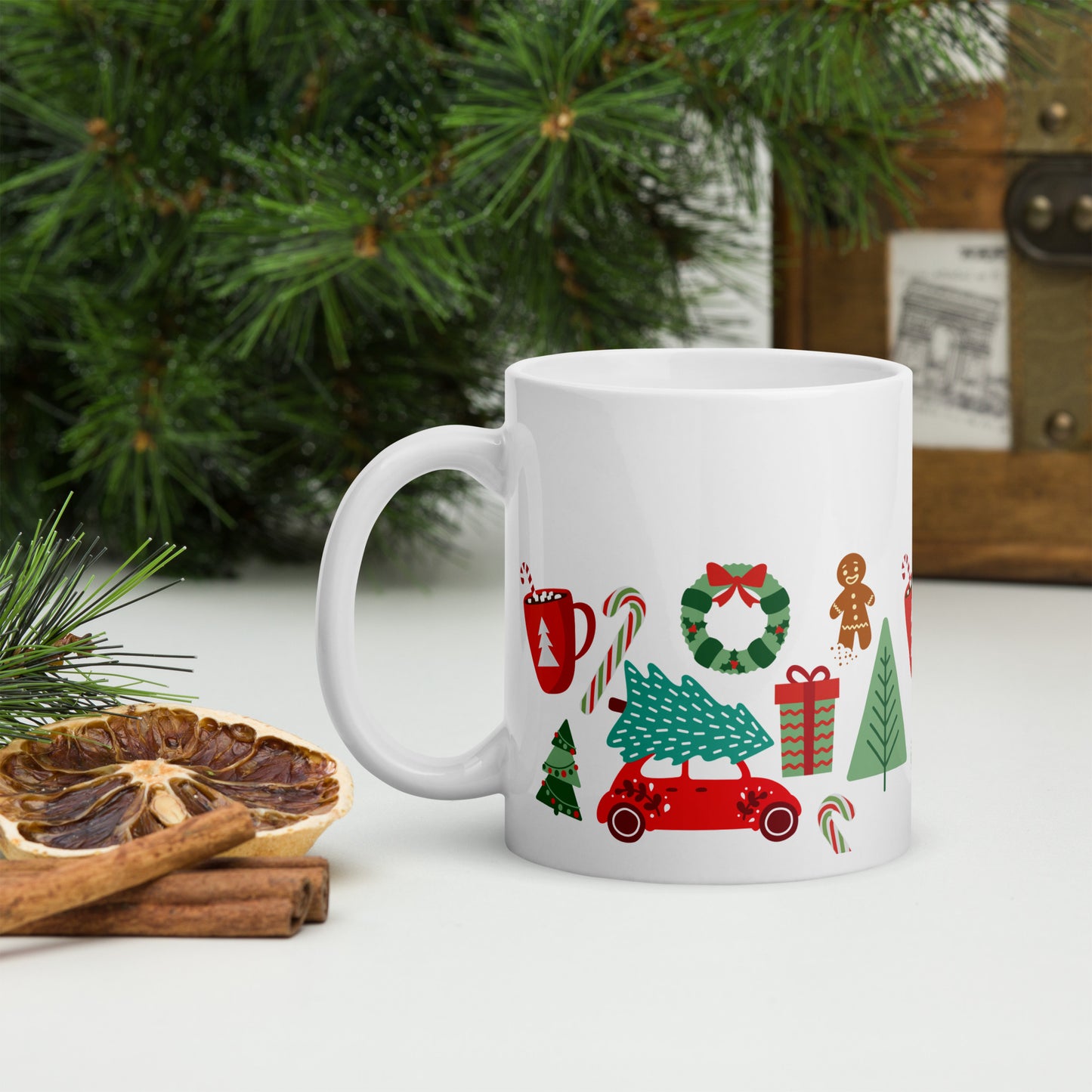 Cup of Christmas Cheer Glossy Mug