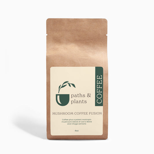 Paths & Plants Mushroom Coffee Fusion - Lion’s Mane & Chaga 4oz